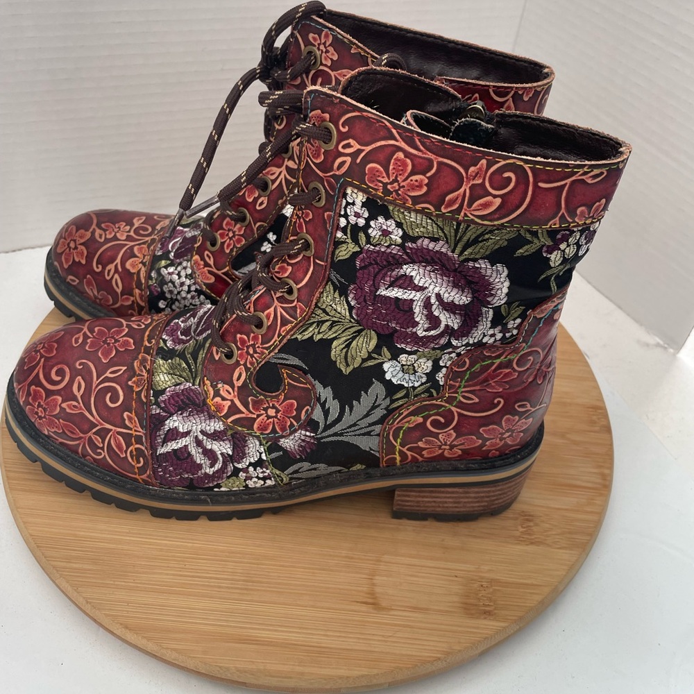 L'ARTISTE FANTASTIC BOOTIES Sz EU40/US 9 - Picture 3 of 10